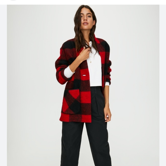 Aritzia wilfred off duty Wool Coat Jacket - Picture 2 of 3